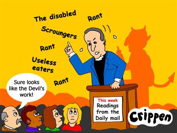 Devil's work cartoon