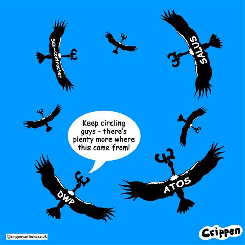 Crippen's cartoon about the Welfare vultures
