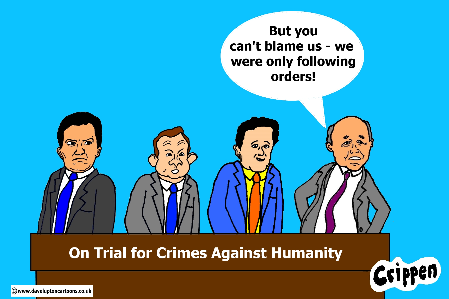 Only following orders | Crippen Cartoons