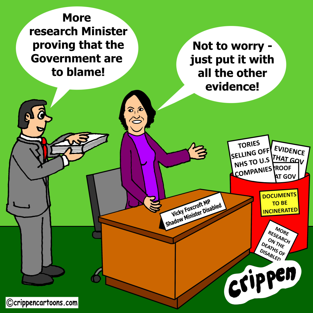 Not Involved Cartoon Crippen discovers that the Labour Shadow disability team just aren’t ...