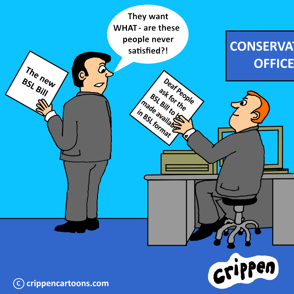 Crippen hears about tokenistic BSL bill | Crippen Cartoons