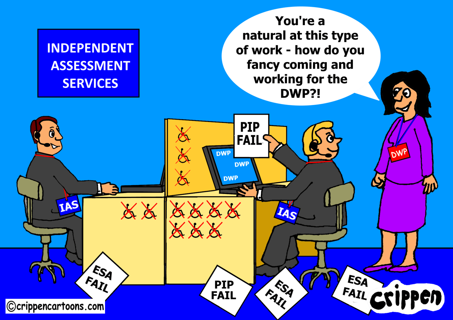 Crippen discovers that nothing has changed with regard to benefits ...